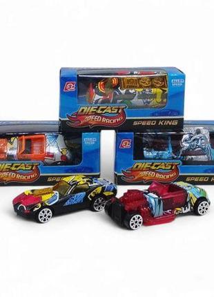 Машинка металопластик, в коробці, 7 см, мікс, 1 штука