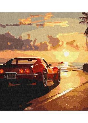 Набір для розпису по номерах "поїздка біля узбережжя" 40х50см