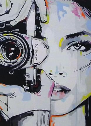 Картина за номерами 0413 орт ловчиня миттєвостей 40*50