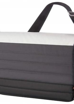 Молодежная сумка мессенджер через плечо 30х32х9 см halfar белый (2000002819608)2 фото