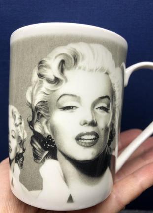 З англії: рідкісний ексклюзив-чашка (мережка), кокосової порцеляни!мануфактура w.g. &amp; e.r. wood staffordshire bone china!(мерилін монро)!