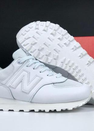 Жіночі кросівки  new balance 574  білі