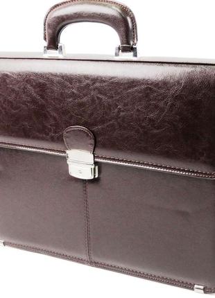 Мужской деловой портфель 41х31х16 см jpb коричневый (2000001599044)