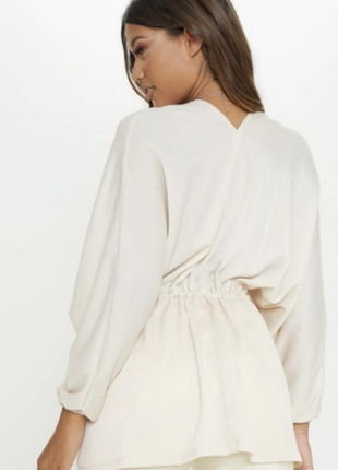 Женская блуза с глубоким декольте можно носить как летний  жакет размер батал 50-528 фото