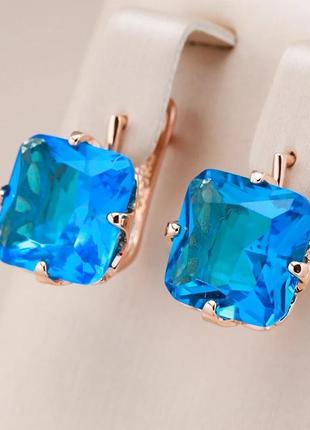 Сережки( медичне золото з пробою 585)