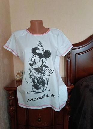 Футболка микки маус disney новая из нитеньки