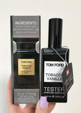 Тестер tom ford tobacco vanille 65 мл швейцарія