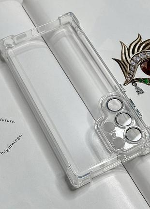 Чохол на samsung s23 ultra. чохол з захистом камери та амортизуючими кутами