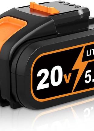 Заміна батареї topbatt wa3556 для worx 20 в 5.0 а·г – сумісність із wa3553 wa3556 wa3641 wa3605 wa3551 wa3572