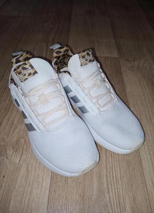 Кросівки кросовки жіночі adidas racer tr21 sneakers shoes white silver leopard animal р.40