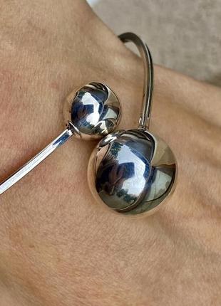 Стильный серебряный браслет