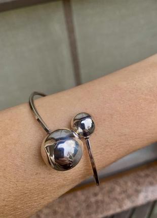 Стильный серебряный браслет