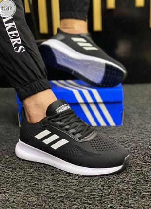 Sale 50% мужские adidas black/white