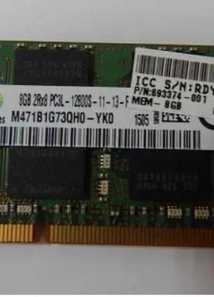 Оперативна пам'ять для ноутбука samsung sodimm ddr3l 8gb 1600mhz