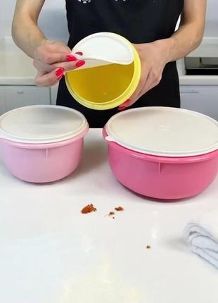 Замесочное блюдо 3 л tupperware (оригинал) тапервер5 фото