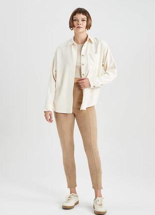 Вельветовая рубашка из смеси коттон модал  autograph