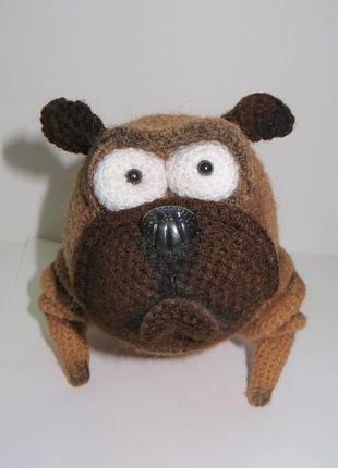 Игрушка собака мопс