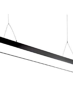 Светильник светодиодный sign-48 подвесной линейный на тросах 48вт 4200к черный