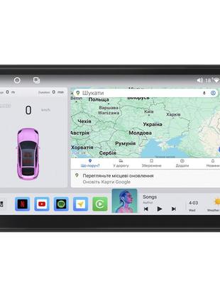 Магнитола lesko для kia optima i рестайлинг 2002-2005г 9" 4/64 qled carplay 4g wi-fi gps 360 prime оптима