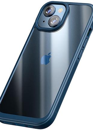 Чохол tpu+pc pulse для apple iphone 14 plus (6.7") синій | blue 3