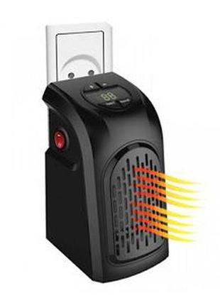 Портативный обогреватель, тепловентилятор  дуйка handy heater black