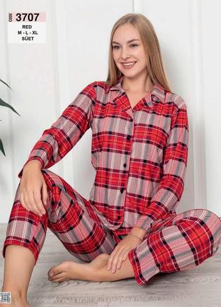 Стильная женская пижама для дома и сна