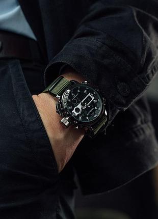 Чоловічий годинник megalith prof green10 фото