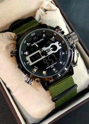 Чоловічий годинник megalith prof green9 фото
