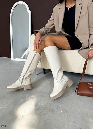 Шикарные зимние сапоги-трубы