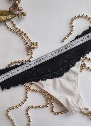 Tezenis s m 36 38 хлопковые трусики стринги2 фото
