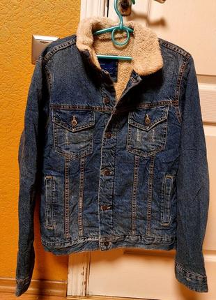 Теплая мужская куртка zara men р м-l