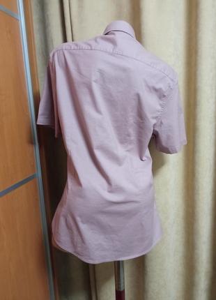 Женская рубашка короткий рукав3 фото