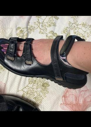 Натуральна шкіра 💥нові босоніжки сандалі 41 р ecco экко