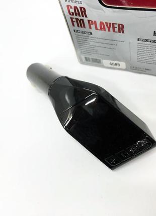 Автомобильный fm трансмиттер модулятор h15 bluetooth mp3, fm модулятор usb. цвет: черный 6