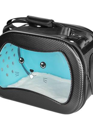 Сумка-переноска для котов и собак taotaopets 255509 black