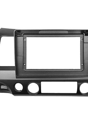 Перехідна рамка lesko 10.1" black для автомобілів honda civic (2008-2011р.) ho-083t