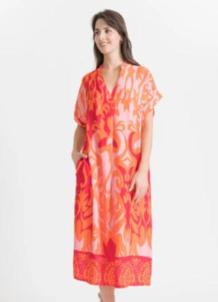 Красиве з кишенями плаття 👗 сорочка великого розміру італія