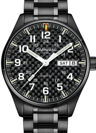 Чоловічий годинник carnival black jack