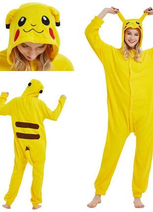 Кигуруми пикачу pikachu на рост 140-150см s kigurumi костюм пижама