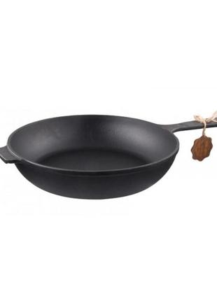 Сковорода чугунная "наша майстерня" ø16см с литой ручкой