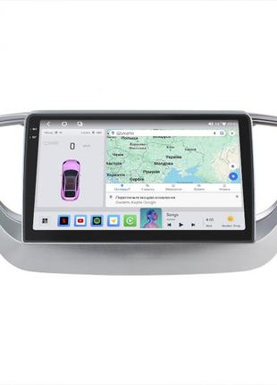 Штатна магнітола lesko для hyundai accent v 2017-н.в. екран 9" 4/64 qled carplay 4g wi-fi gps 360 prime 7 шт.