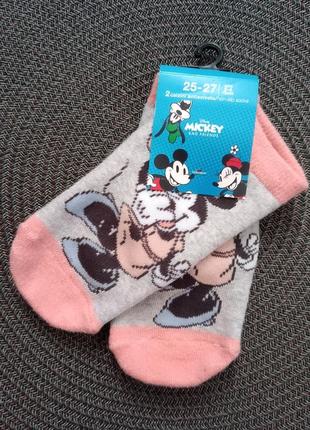 Махровые короткие антискользящие носки ovs на девочку