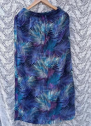 Стильна спідниця тропічний принт