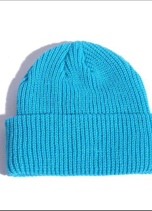 Шапка топ продаж вязаная короткая бини beanie docker докер ка до ушей как у монатика кусто леона зима осень