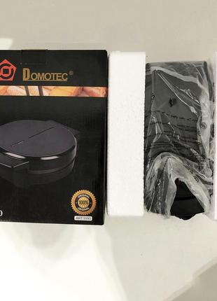 Електровафельниця domotec ms-7710, вафельниця електро, побутова вафельниця, gp-423 потужна вафельниця