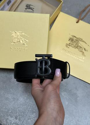 Ремень leather tb belt black/black premium 1:1 высочайшее качество