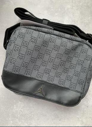 Оригінал‼️ сумка name jordan monogram mini messenger bag grey
