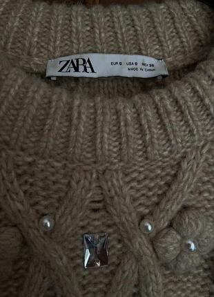 Свитер от zara. свитер зара. теплый свитер zara6 фото
