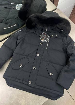 Куртка moose knuckles черного цвета