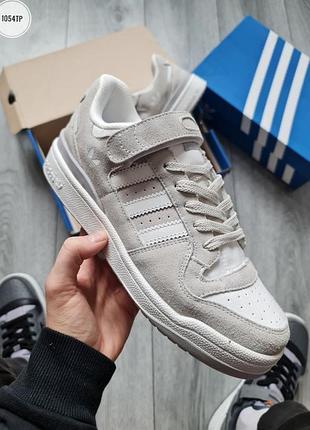 Оловевая обувь adidas forum low gray 2